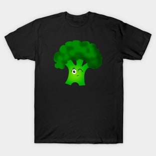 Winking broccoli T-Shirt